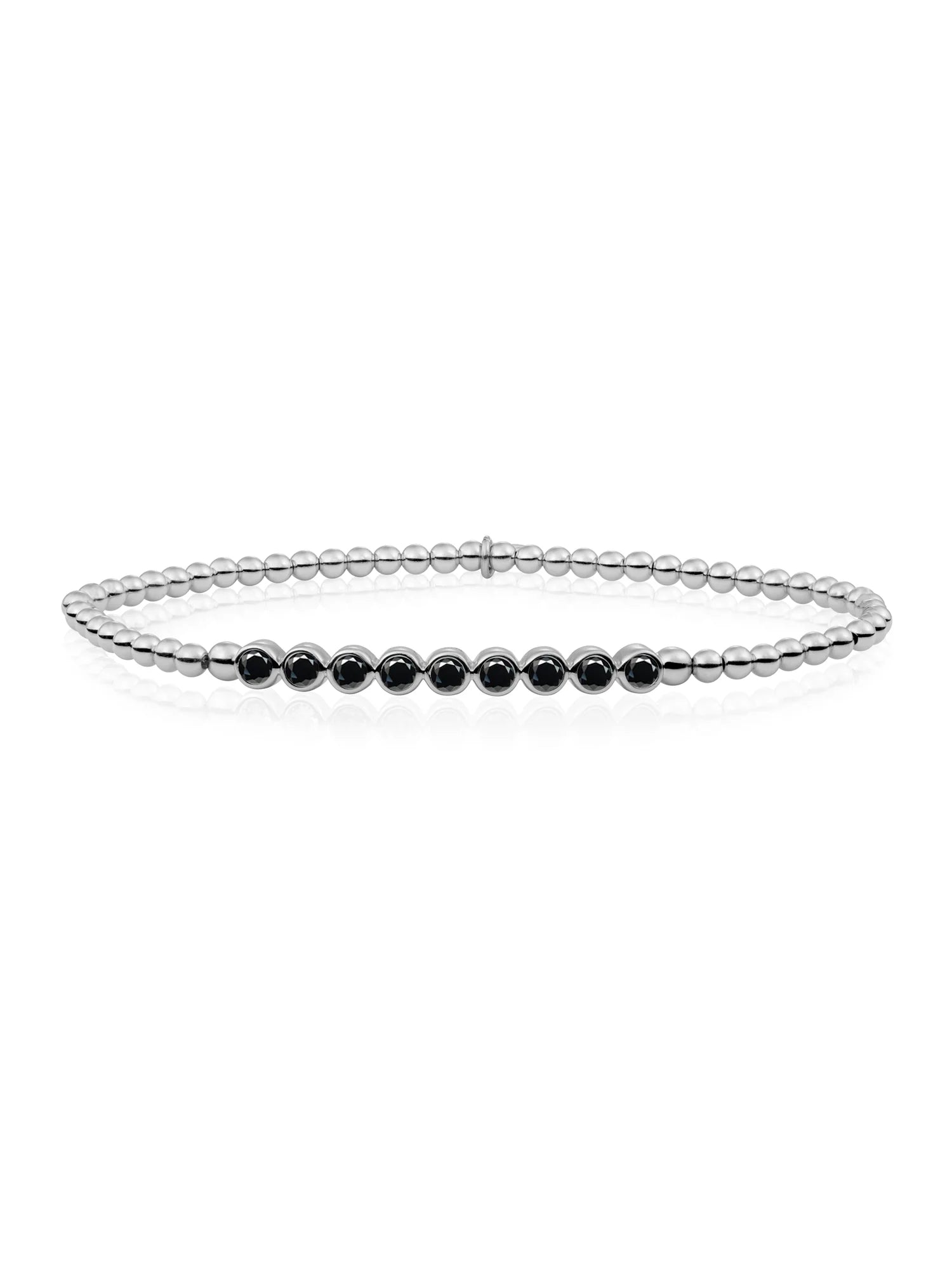 Sparkling Jewels Armband Kristal SB-S-3MM-TB04 Zilverkleurig