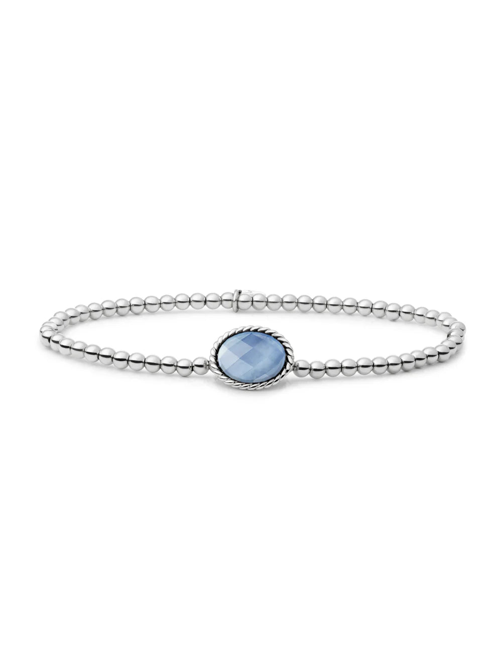 Sparkling Jewels Armband Kantagaat SB-S-3MM-TG47 Zilverkleurig