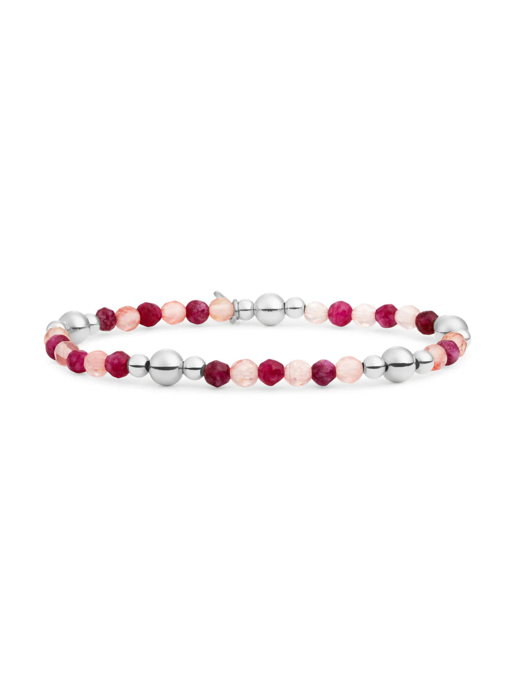 Sparkling Jewels Armband Jade BLK02S-G49-G25 Zilverkleurig