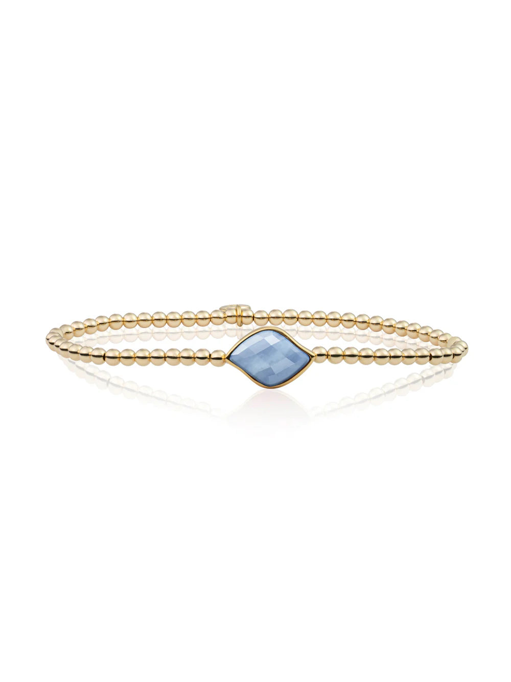 Sparkling Jewels Armband Kantagaat SB-G-3MM-BSG47 Goudkleurig