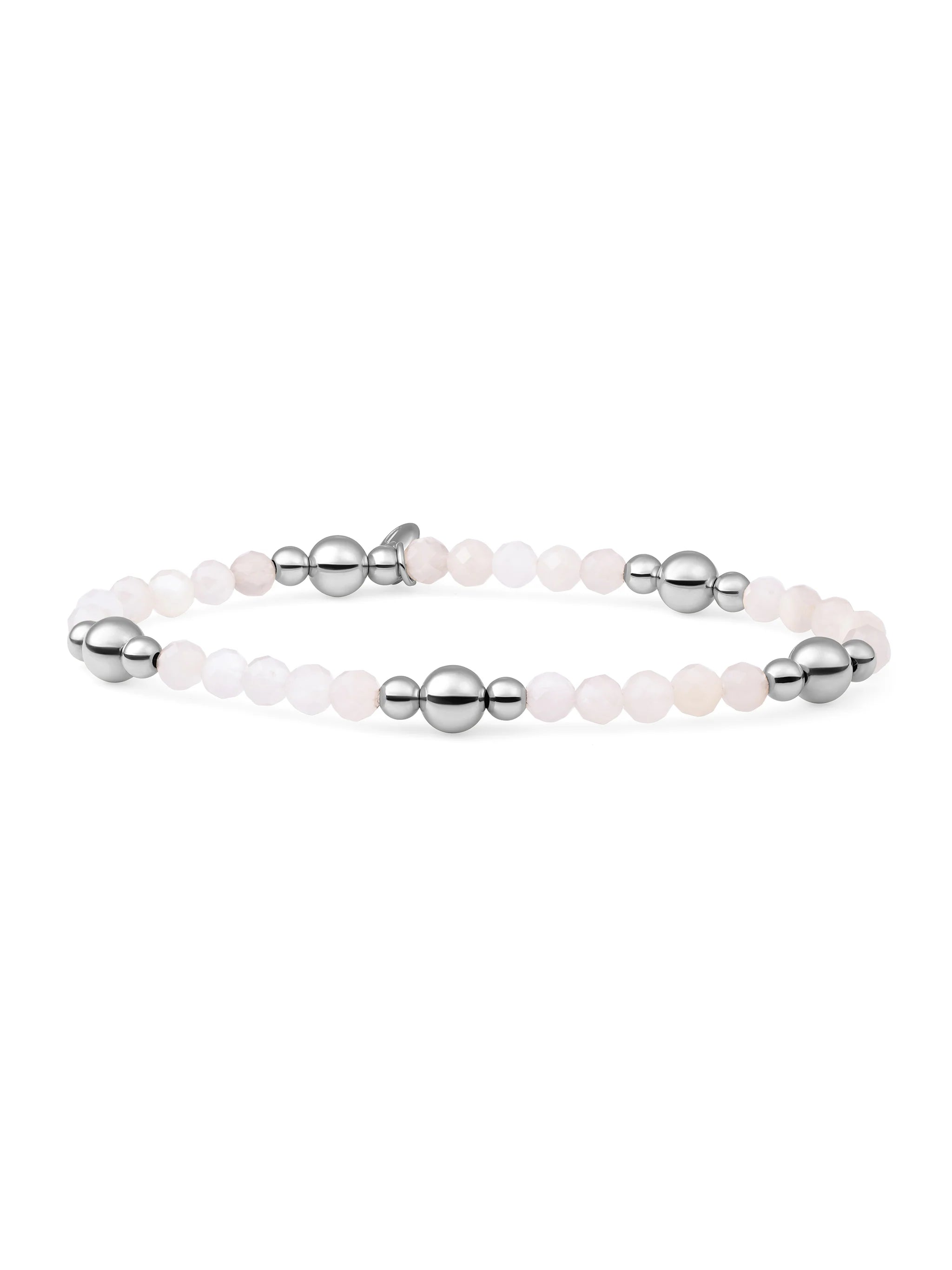 Sparkling Jewels Armband Maansteen BLK01S-G54 Zilverkleurig