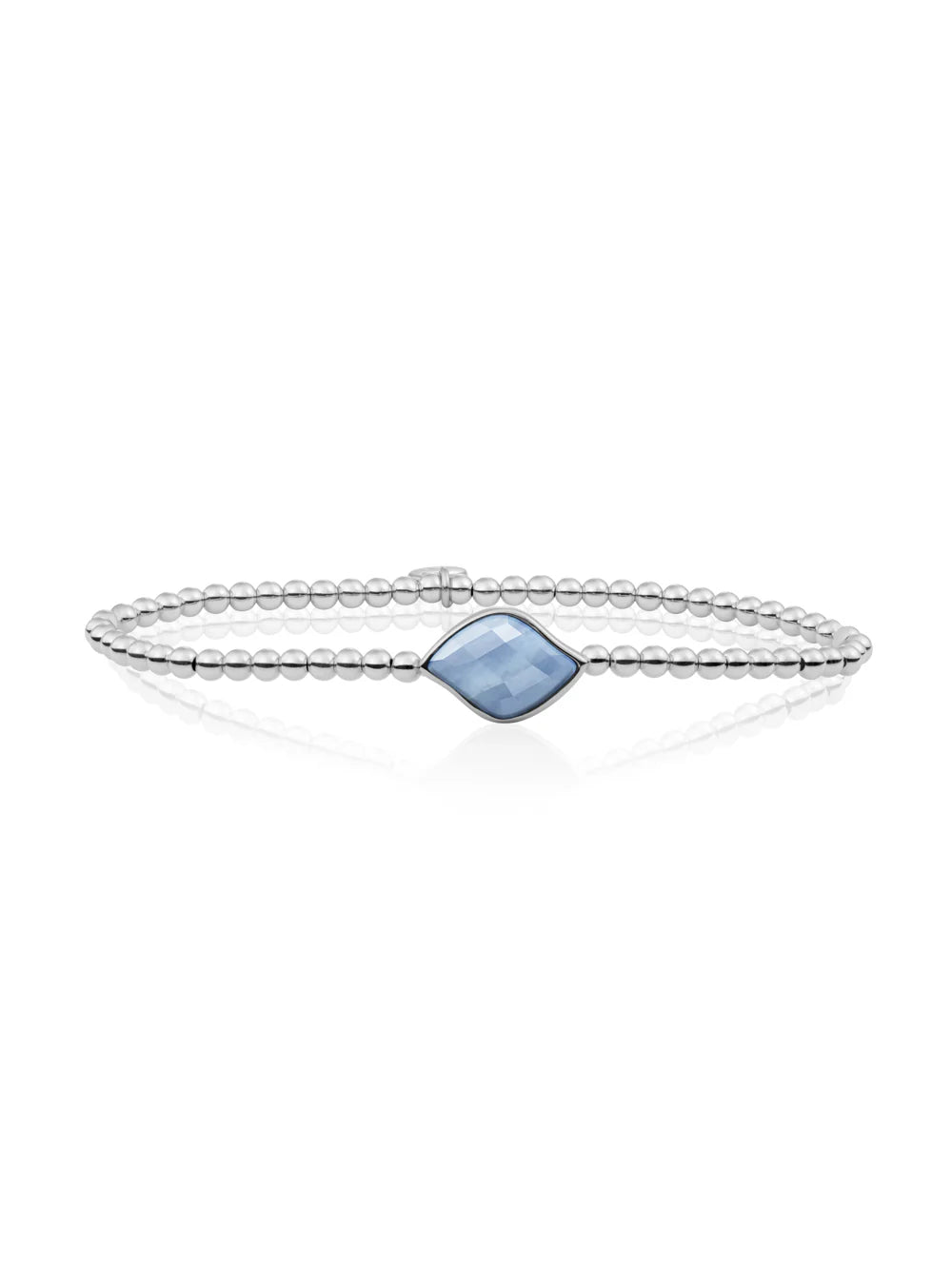 Sparkling Jewels Armband Kantagaat SB-S-3MM-BSG47 Zilverkleurig