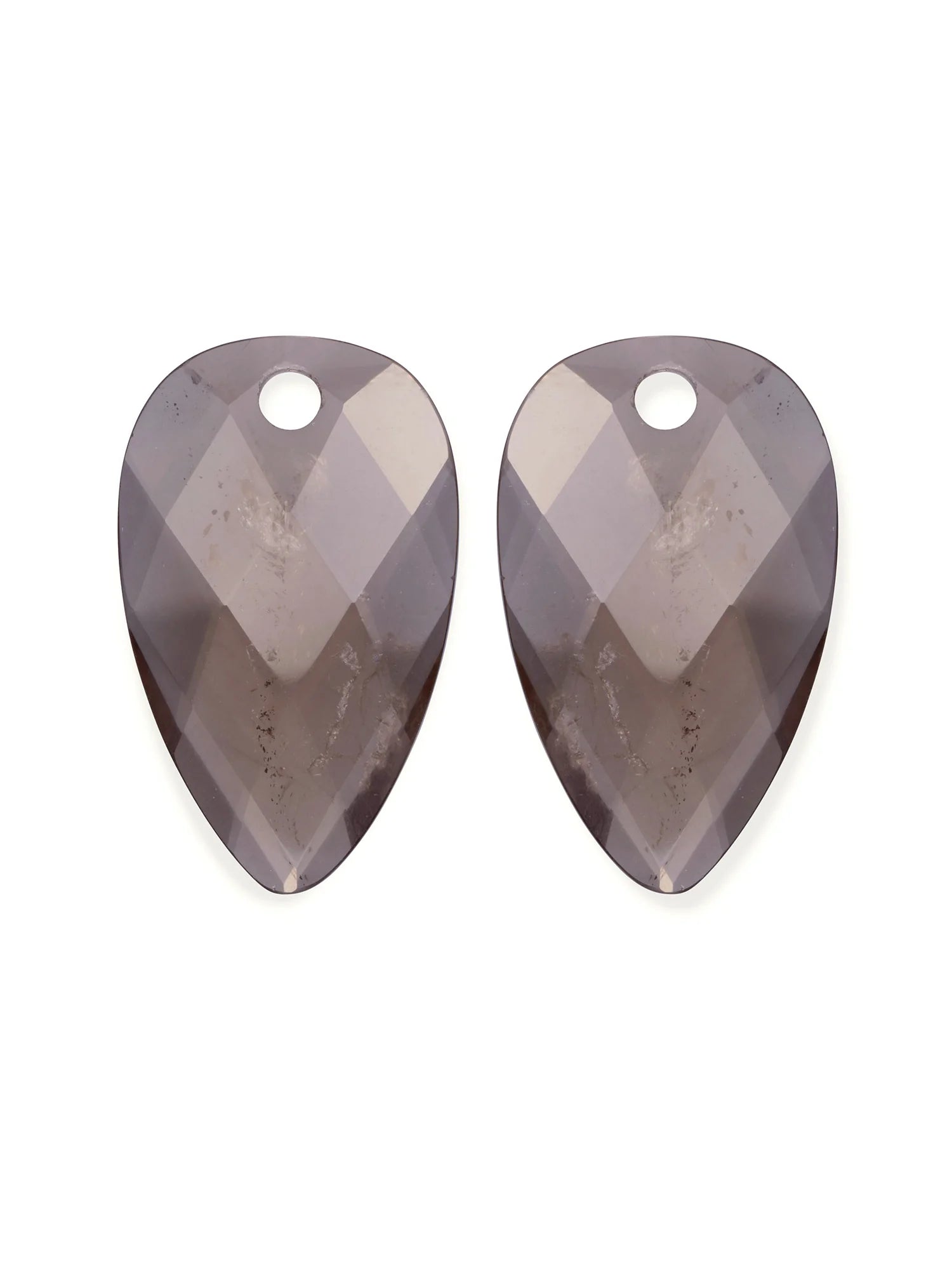 Sparkling Jewels Oorstenen Blossom Rookkwarts EAGEM23-BS