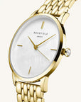 Rosefield horloge RMGSG-R01 Pearl Edit Gold - PansiteNederland.nl