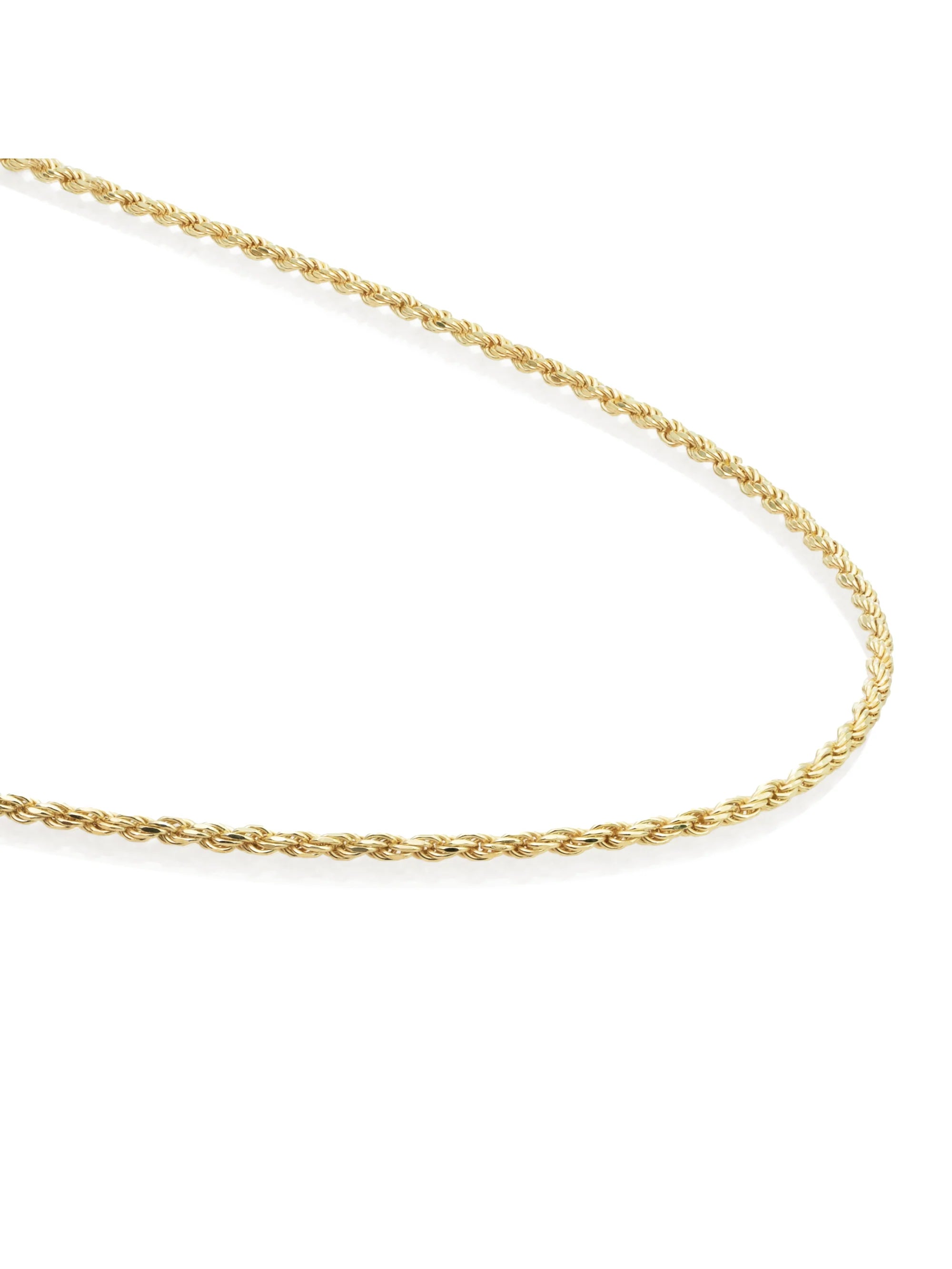 Sparkling Jewels Ketting Rope chain SN-RPG-042 Goudkleurig