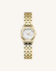 Rosefield horloge GWGSG-G02 Gemme White Steel Gold - PansiteNederland.nl