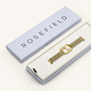 Rosefield Dameshorloge QCGSG-Q048 Goudkleurig 22x24mm