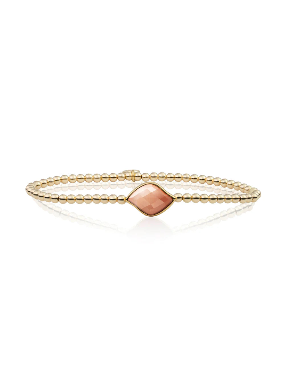Sparkling Jewels Armband Rhodoniet SB-G-3MM-BSG32 Zilverkleurig
