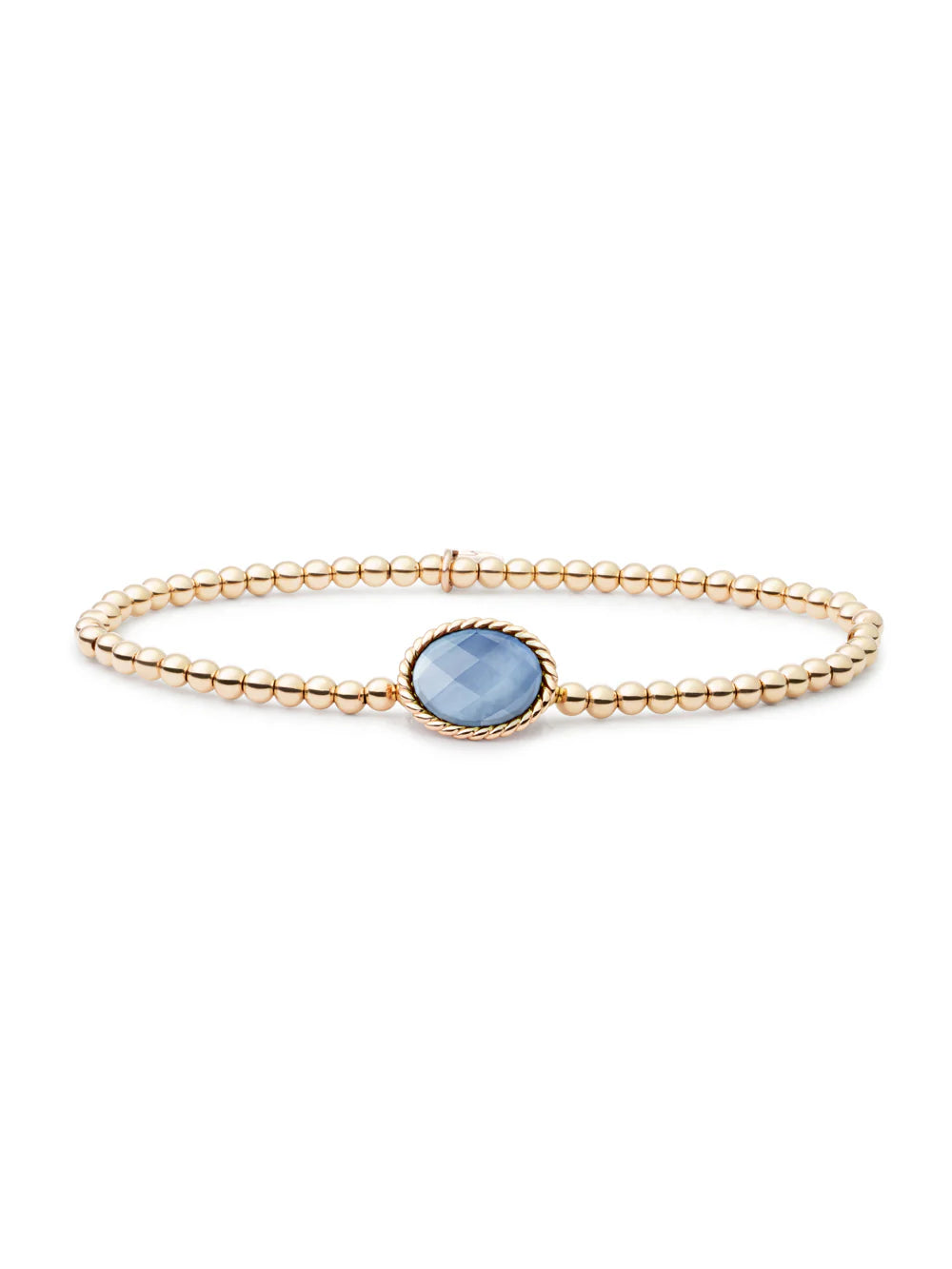 Sparkling Jewels Armband Kantagaat SB-G-3MM-TG47 Goudkleurig