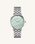 Rosefield horloge UGSSS-U38 The Upper East Side Green Pearl Silver - PansiteNederland.nl
