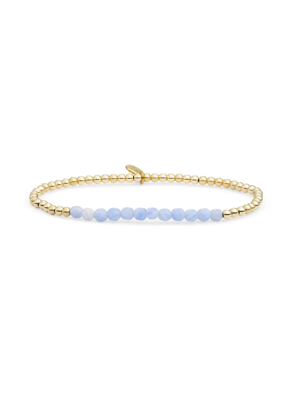 Sparkling Jewels Armband Kantagaat SBG-GEM47-3MM-LINE Goudkleurig