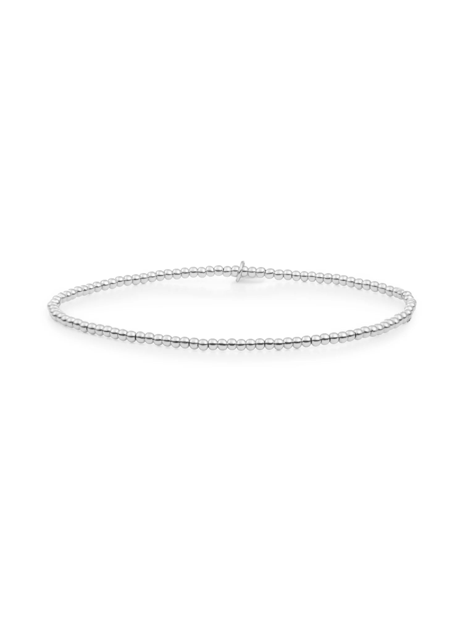 Sparkling Jewels Armband Uneven Bangle SB-BAS-02-018 Zilverkleurig