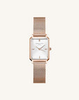 Rosefield horloge OWRMR-O59 The Octagon XS Mesh White Rose gold - PansiteNederland.nl