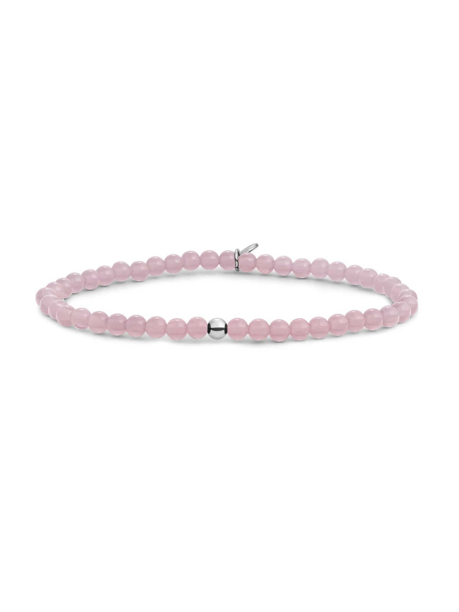 Sparkling Jewels Armband Opaliet SB-GEM66-ADD-4MM Zilverkleurig