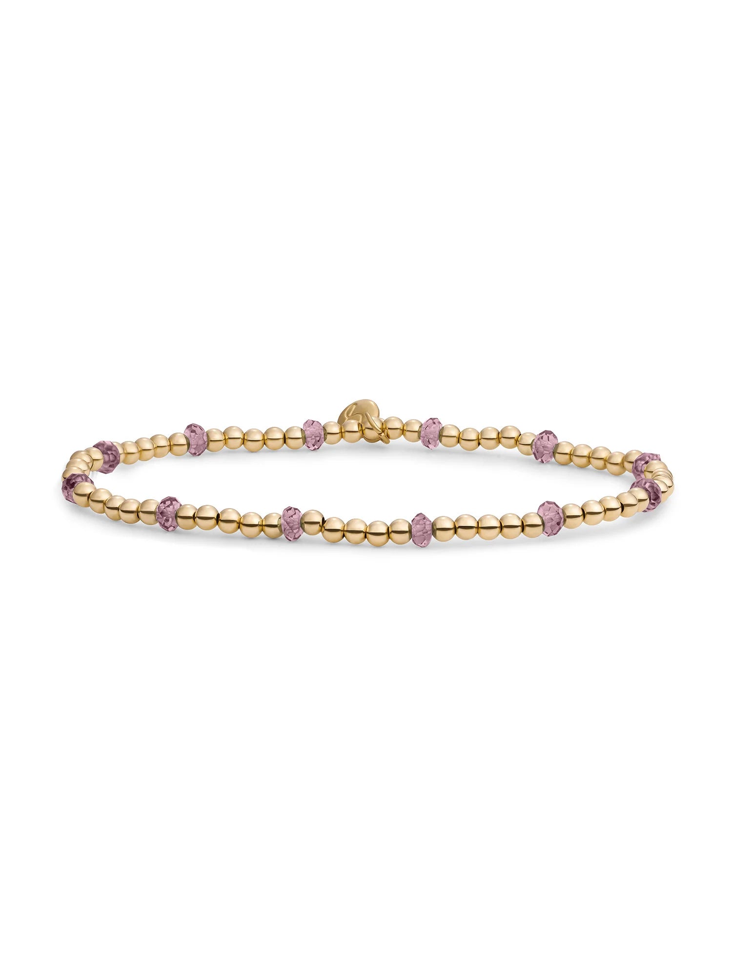 Sparkling Jewels Armband Kwarts SBG-GEM59-MIX-FCTRDL Goudkleurig