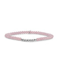 Sparkling Jewels Armband Pink Opalite Reverse Universe Silver 4mm SB-S-4MM-RLI-G66