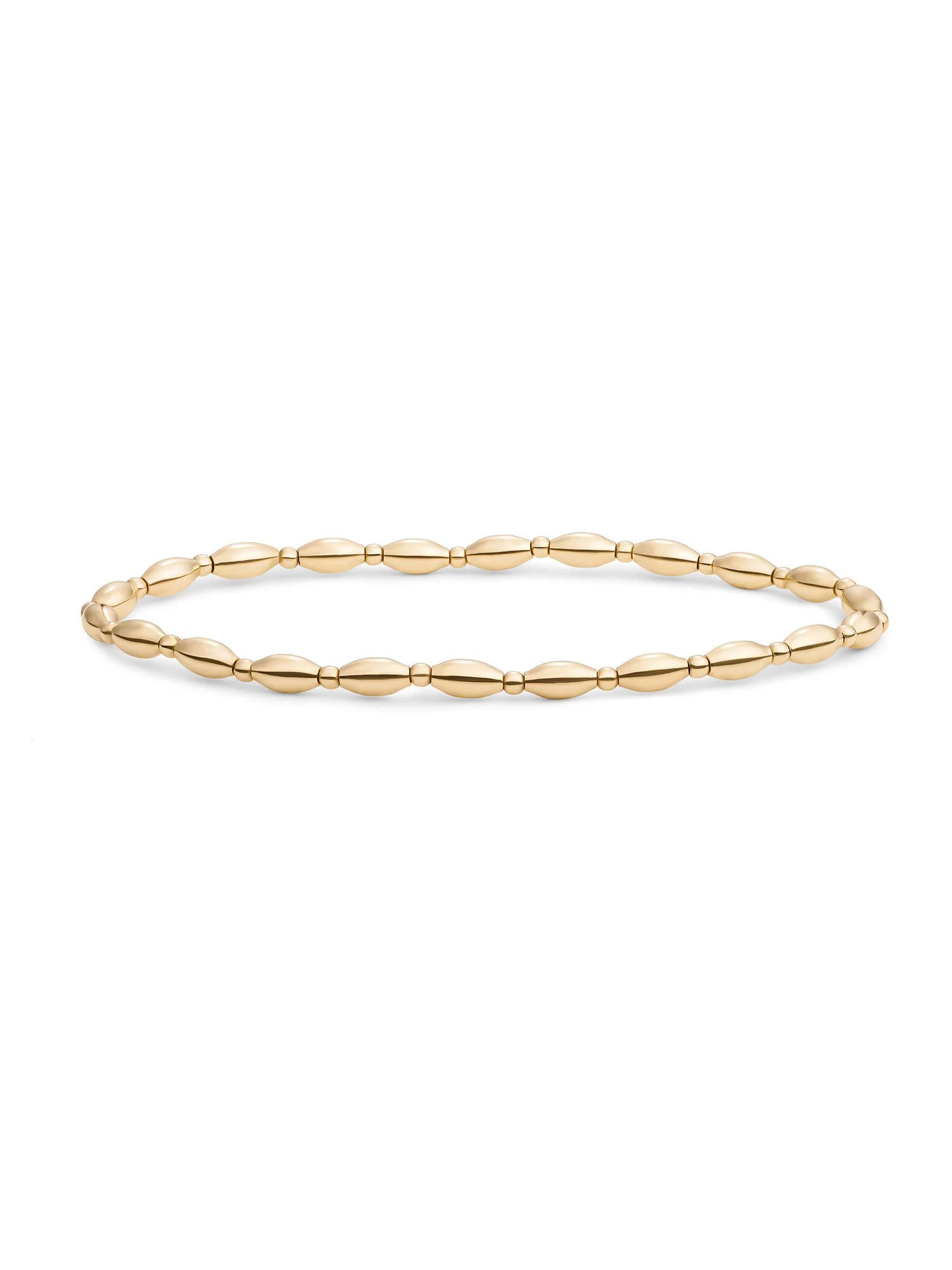 Sparkling Jewels Armband Rice Mix SB-G-2MM-RICE Goudkleurig
