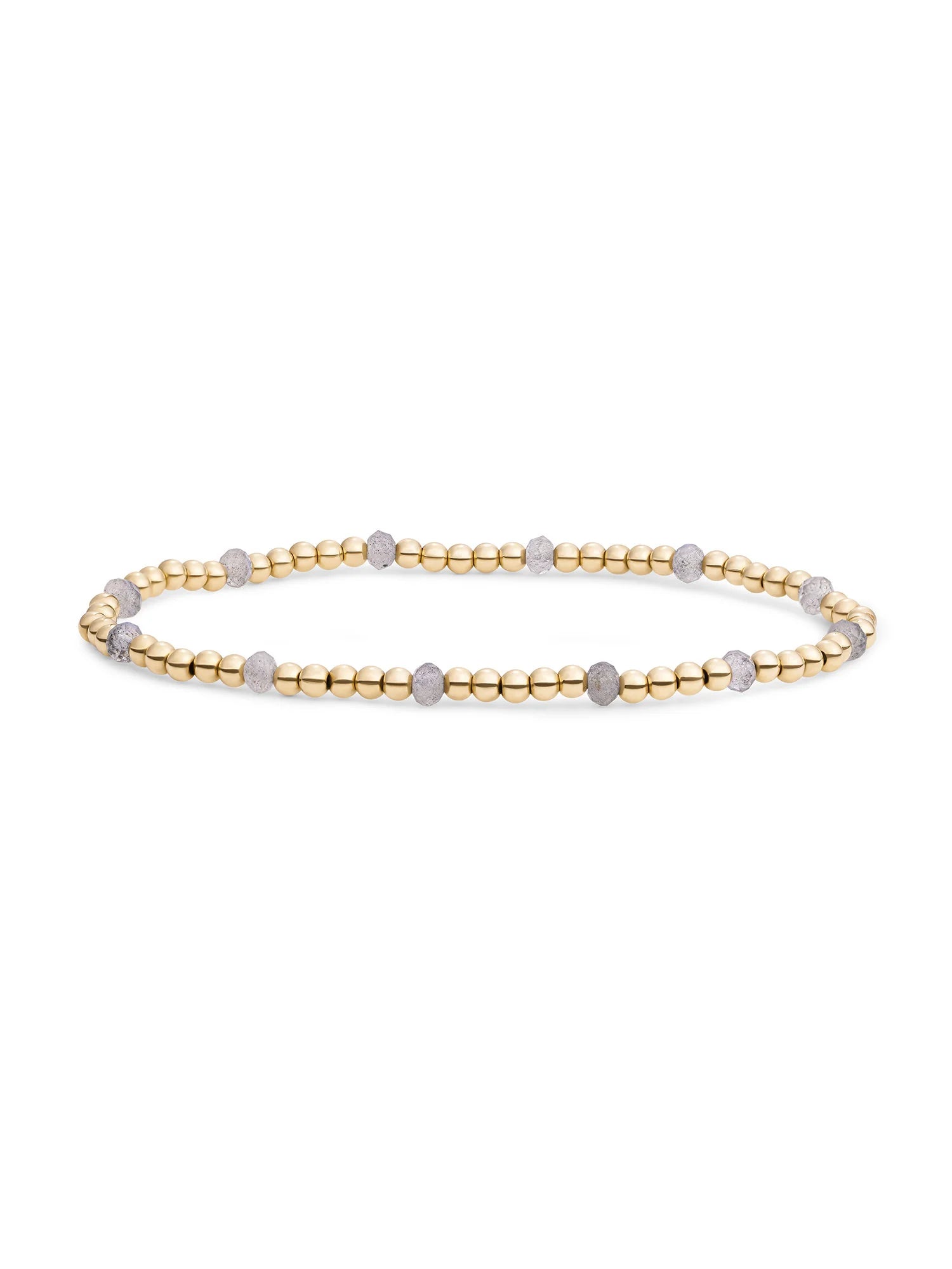 Sparkling Jewels Armband Labradoriet SBG-GEM18-MIX-FCTRDL Goudkleurig