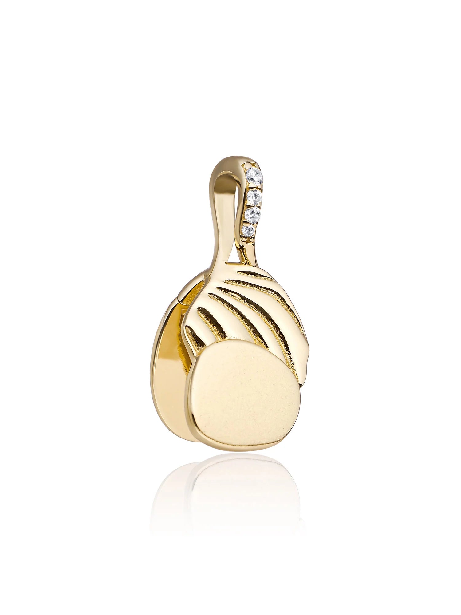 Sparkling Jewels Hanger Zirkonia PENG29 Goudkleurig