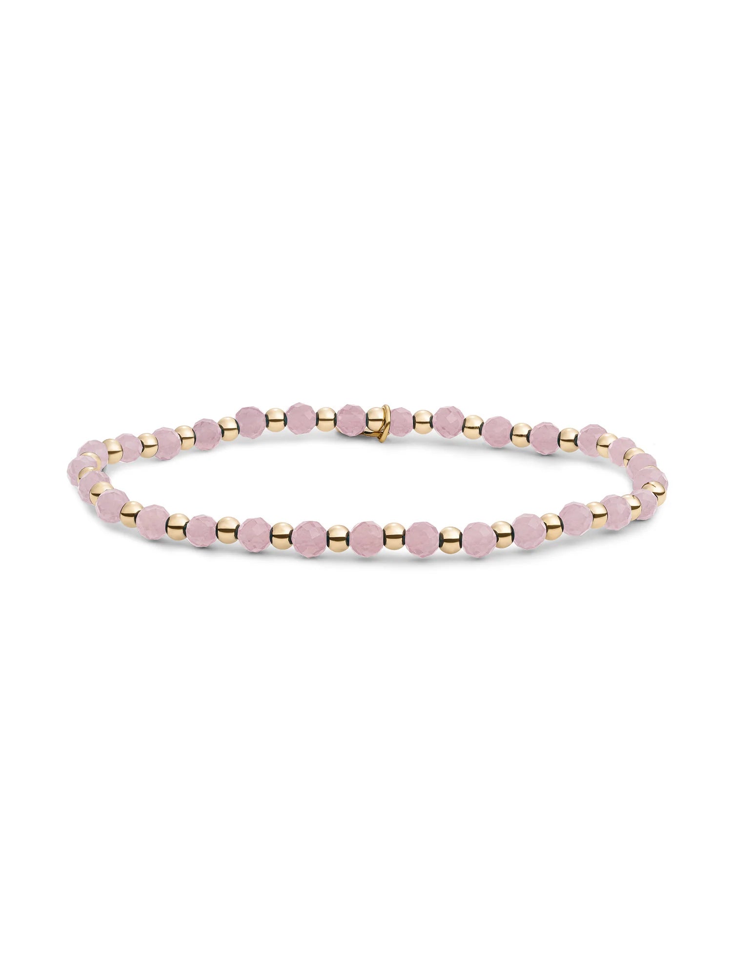 Sparkling Jewels Armband Opaliet SBG-GEM66-3MM-MIX Goudkleurig