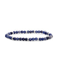 Sparkling Jewels Armband Sodalite Roundel Interstellar Silver SB-GEM20-MIX-RDL