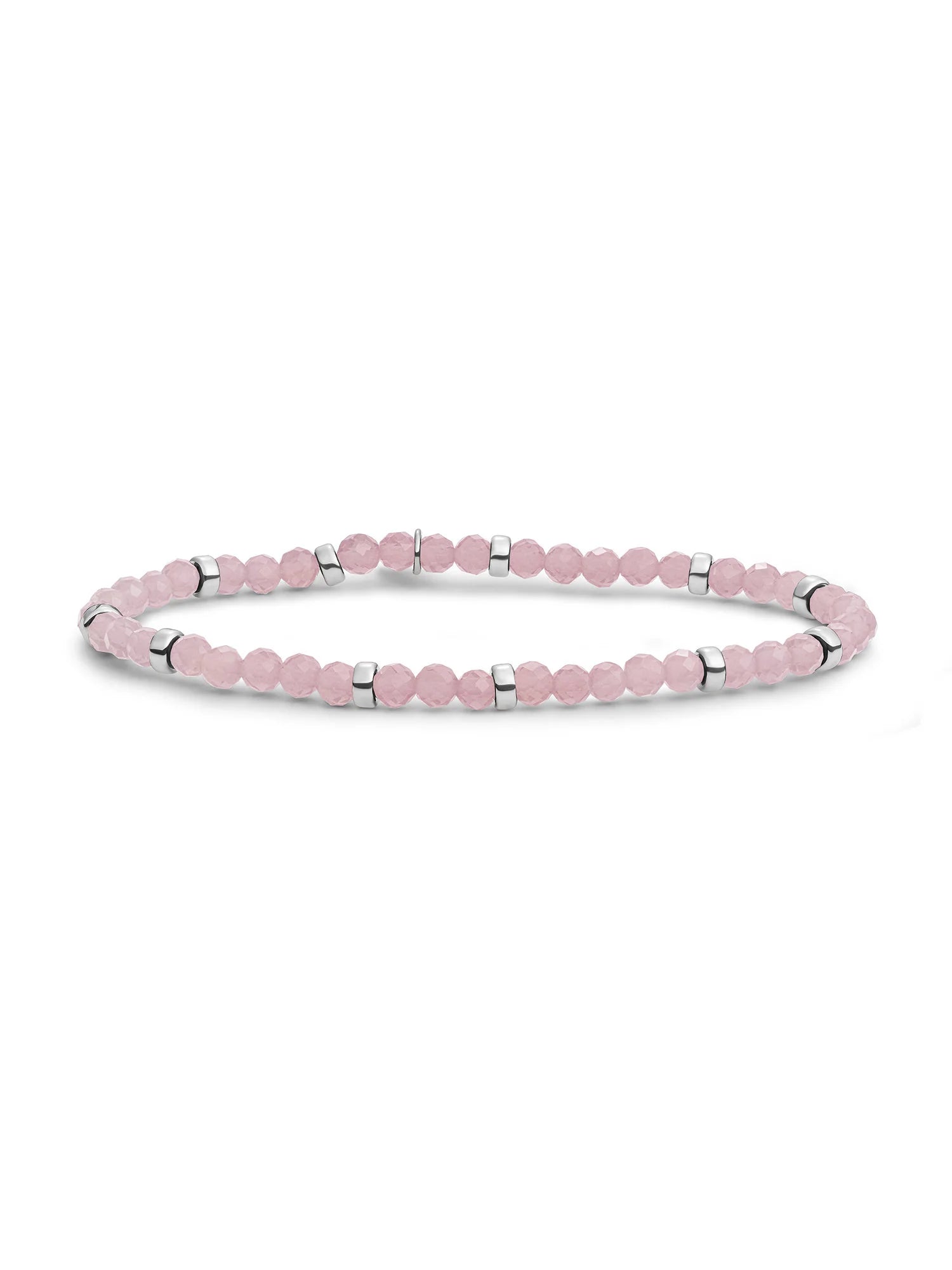 Sparkling Jewels Armband Opaliet SB-GEM66-MIX-RDL Zilverkleurig