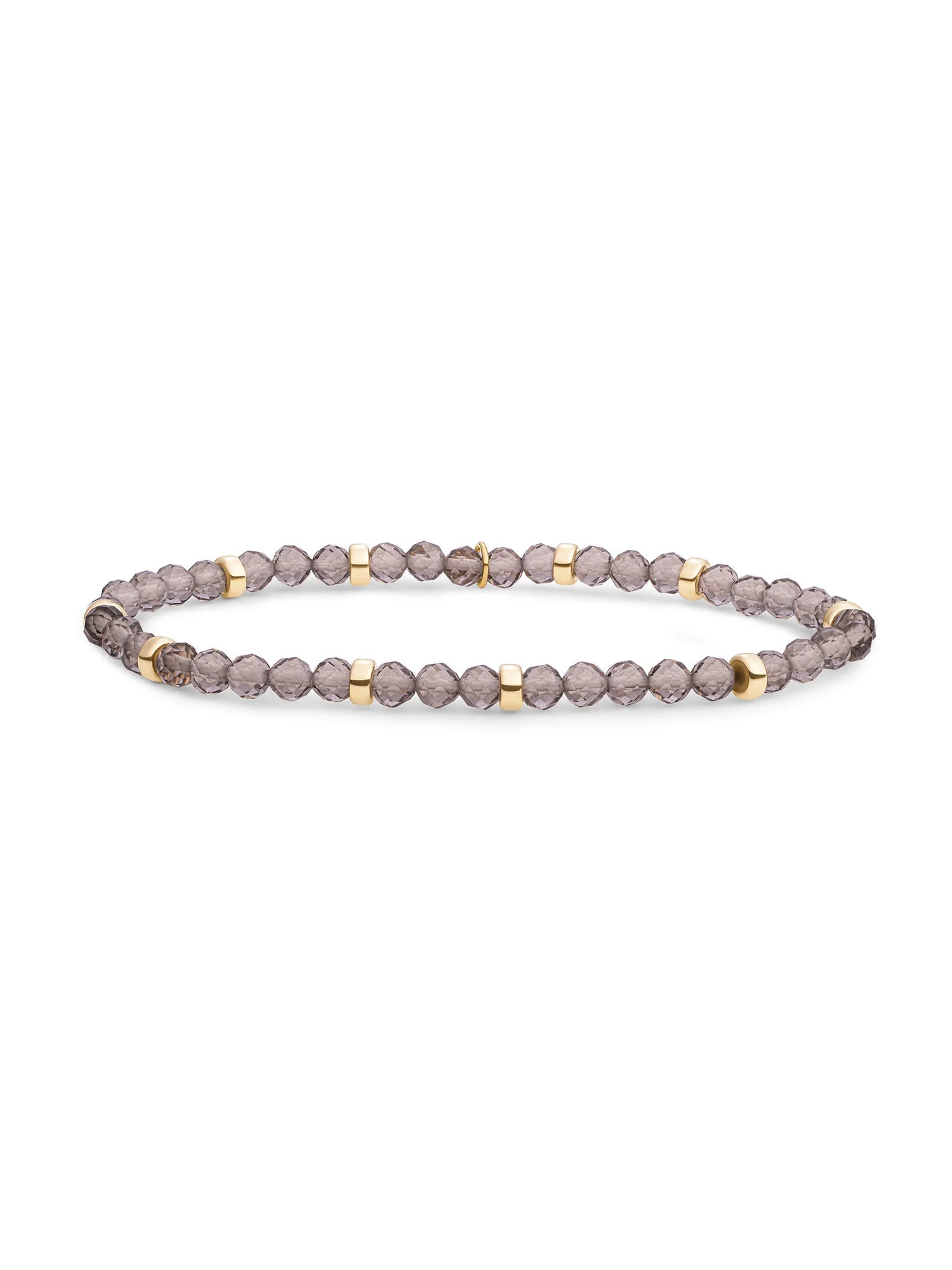 Sparkling Jewels Armband Rookkwarts SBG-GEM23-MIX-RDL Goudkleurig
