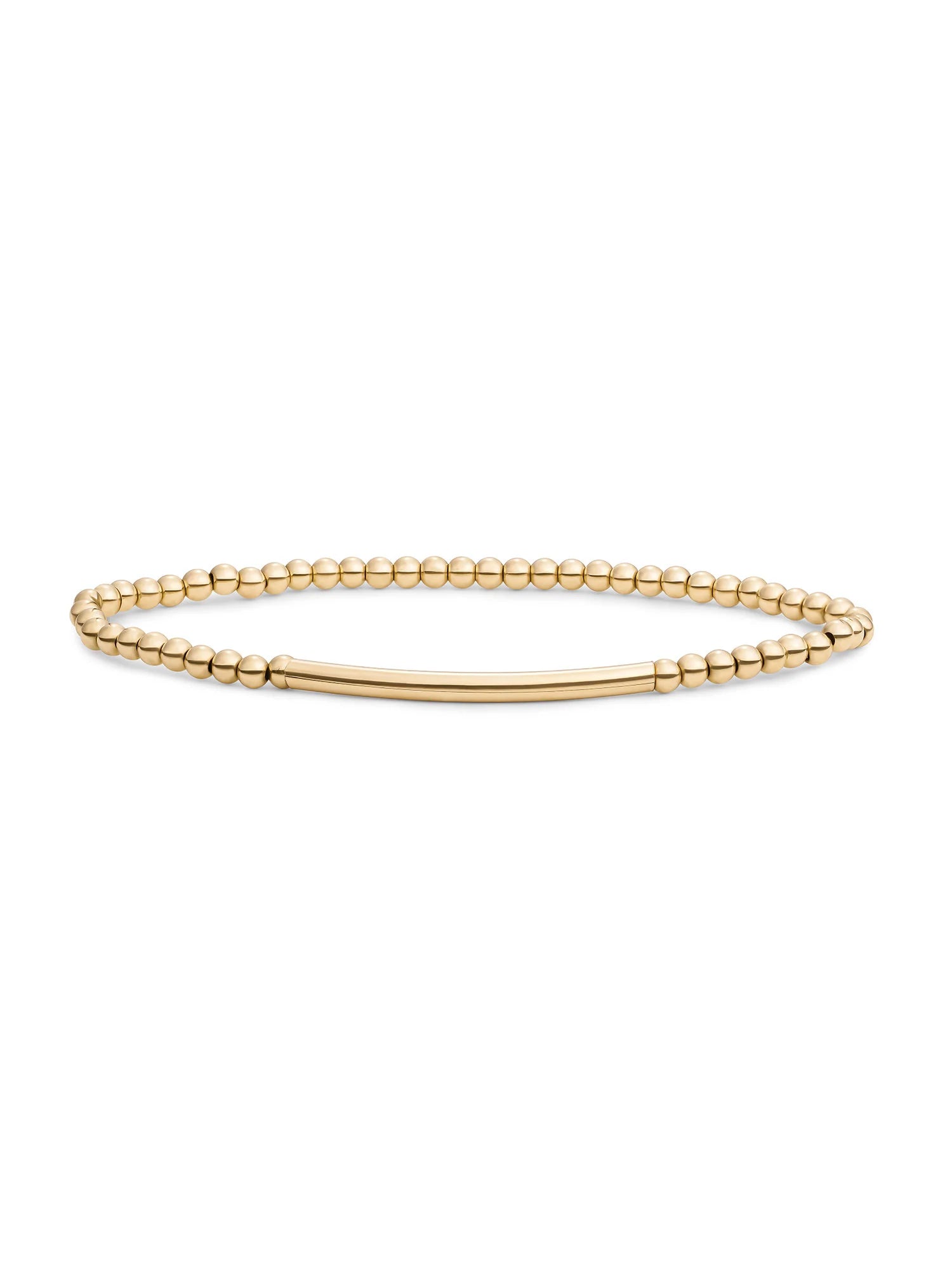 Sparkling Jewels Armband Tube - Gold - 3mm SB-G-3MM-TUBE Goudkleurig