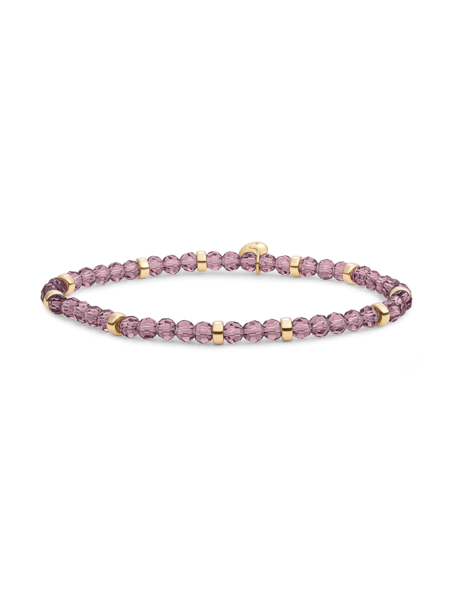 Sparkling Jewels Armband Kwarts SBG-GEM59-MIX-RDL Goudkleurig