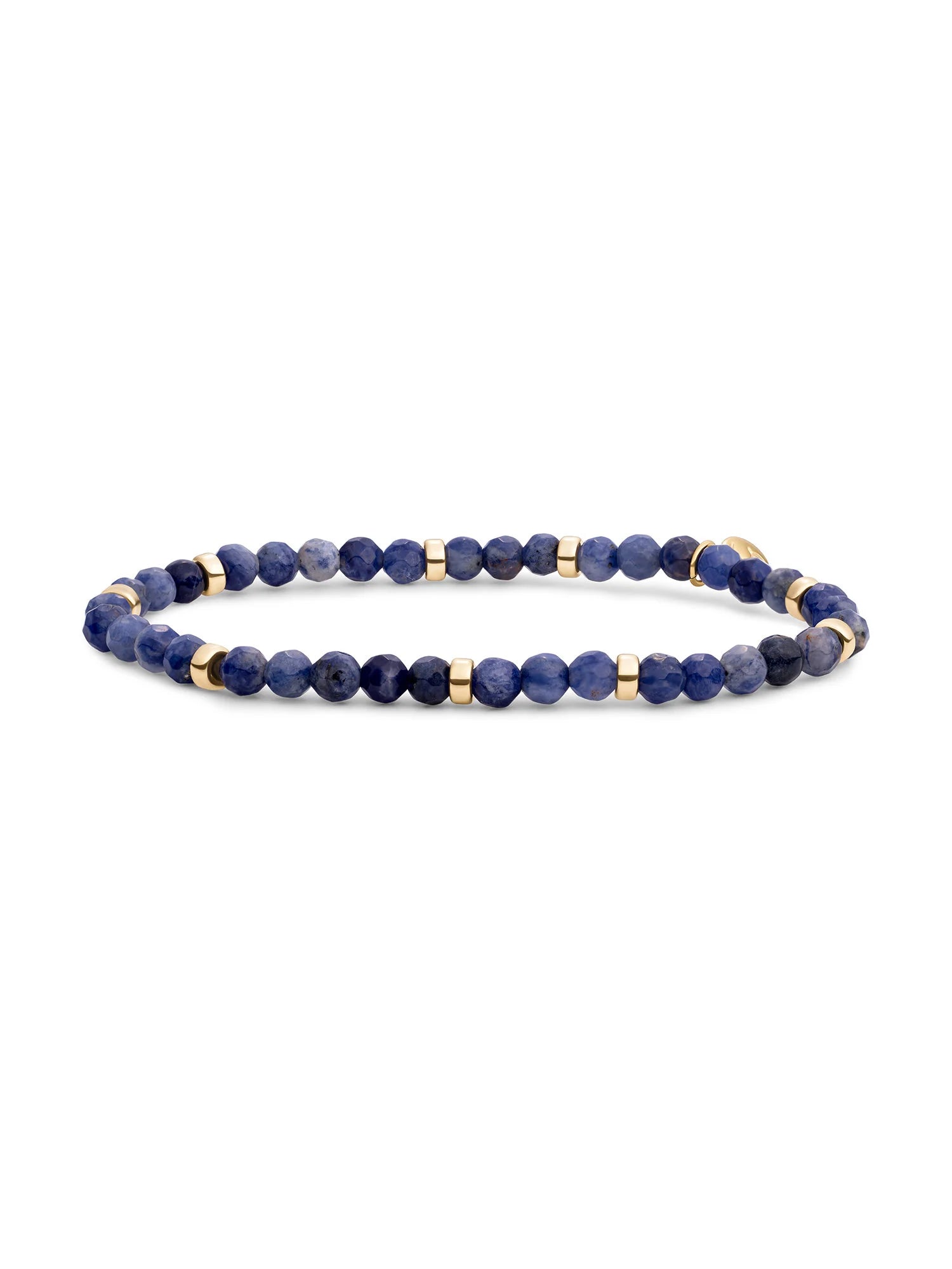 Sparkling Jewels Armband Sodaliet SBG-GEM20-MIX-RDL Goudkleurig