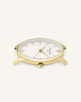 Rosefield horloge OWGMG-OV10 The Oval White MOP Mesh Gold - PansiteNederland.nl