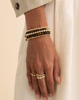 Sparkling Jewels Armband Tube Mix Gold 4mm SB-G-4MM-TUBE
