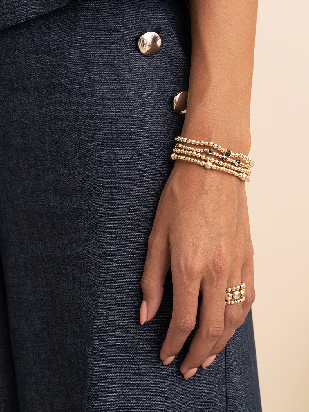 Sparkling Jewels Armband 3 Beads zirkonia SB-G-3MM-CB02 Zilverkleurig