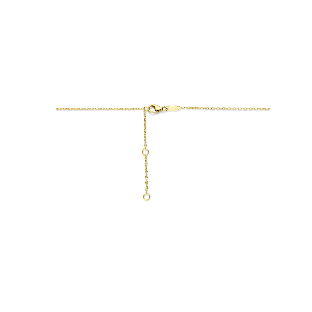 Fantasy Collection Collier hartjes 76 - 78 - 80 cm 14K geelgoud