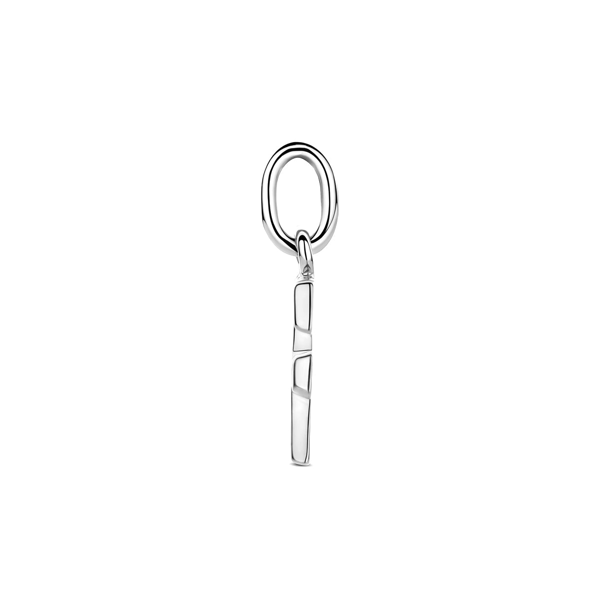 Hanger letter F 12 mm zilver gerhodineerd #Letter_F