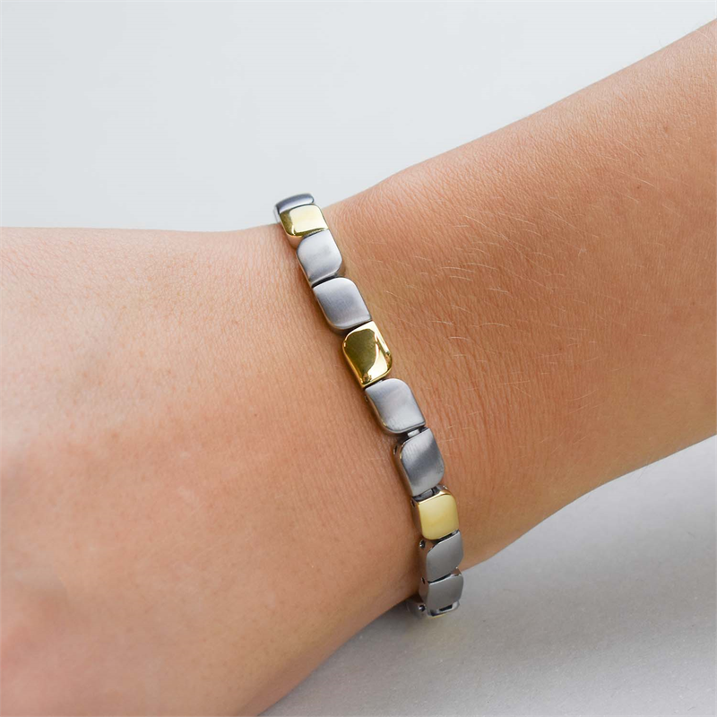 Boccia Titanium Armband 03007-02 Zilverkleurig 200 mm