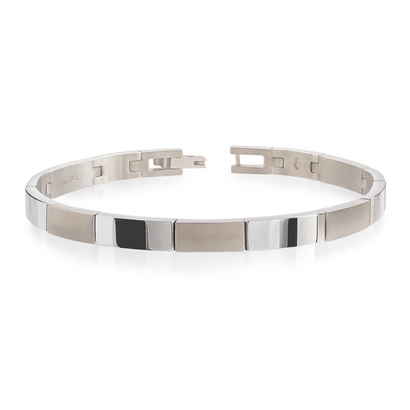 Boccia Titanium Armband 03036-01 Zilverkleurig 200 mm