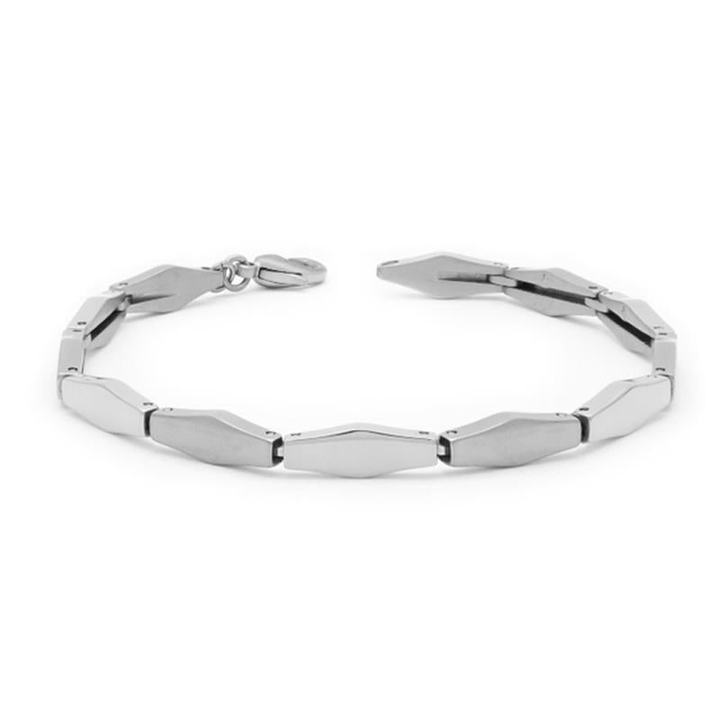 Boccia Titanium Armband 03062-03 Zilverkleurig 200 mm
