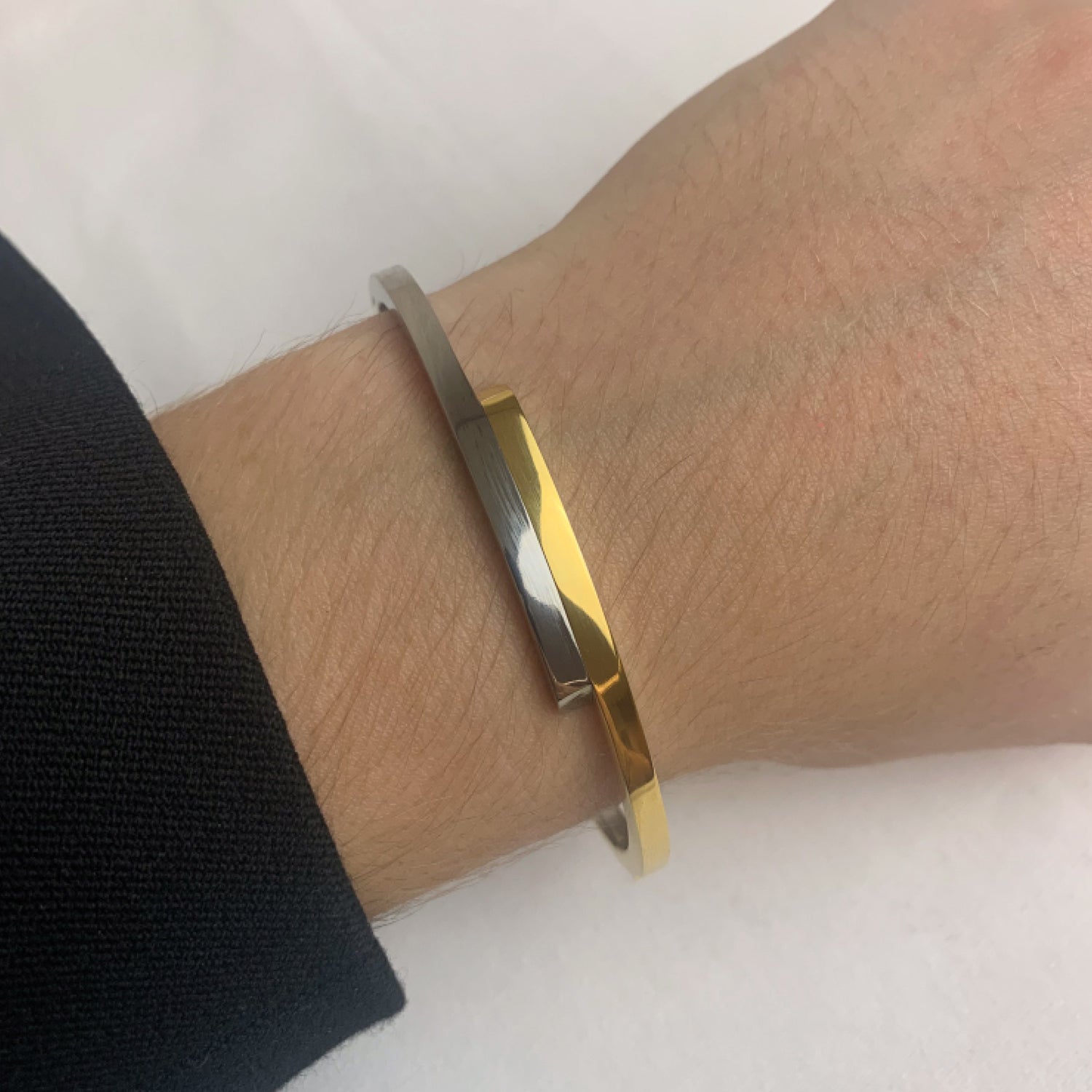 Boccia Titanium Armband 03041-05 Zilverkleurig 60 mm