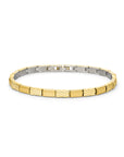 Boccia Titanium 03062-03 Armband Goldplated 21cm - PansiteNederland.nl