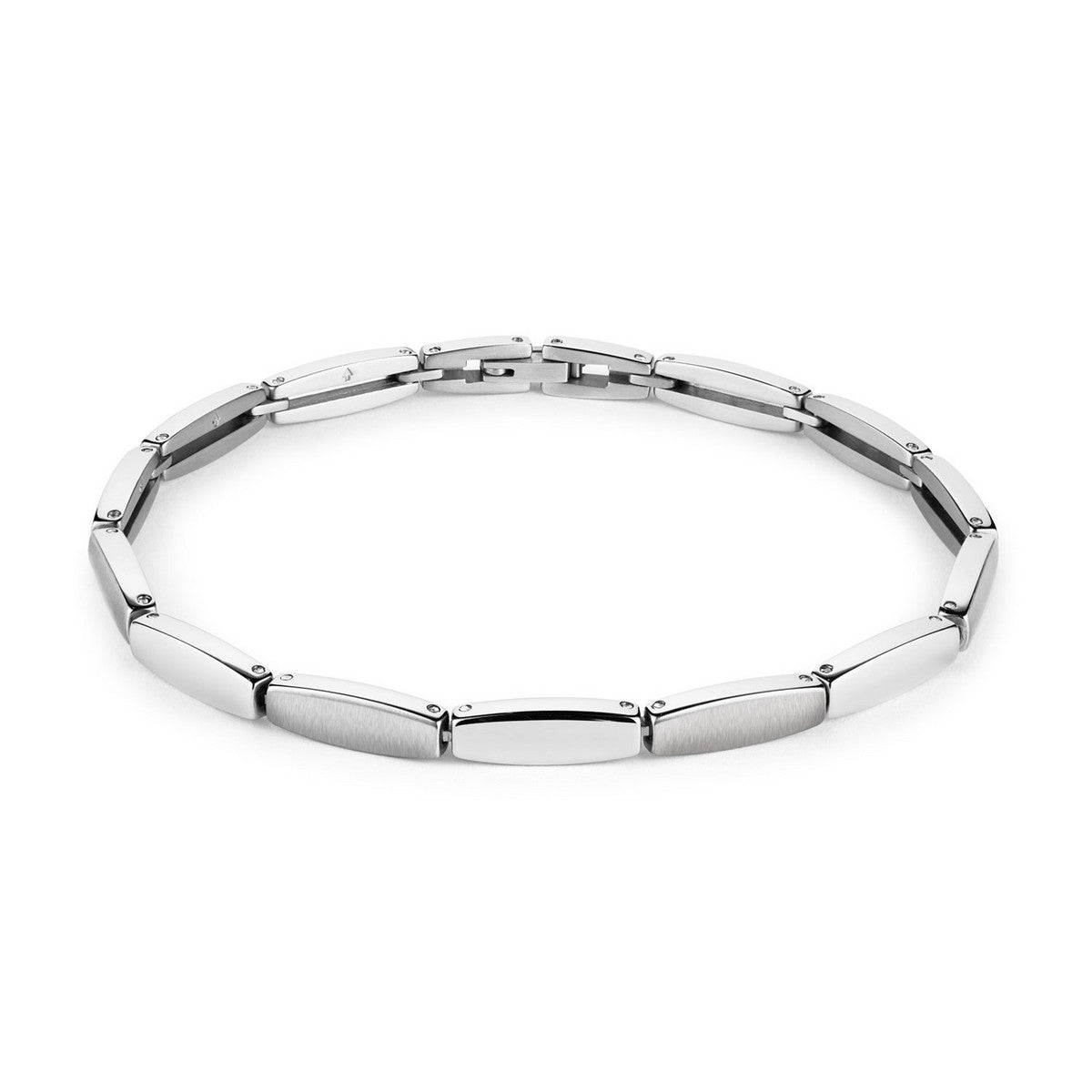 Boccia Titanium Armband 03063-01 Zilverkleurig 210 mm