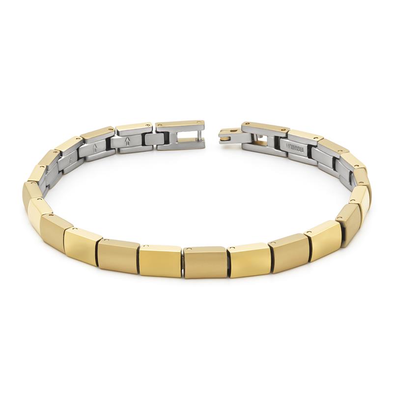 Boccia Titanium Armband 0313-10 Goudkleurig 200 mm