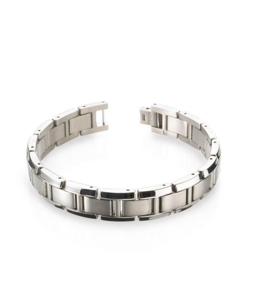 Boccia Titanium Armband 0337-01 Zilverkleurig 210 mm