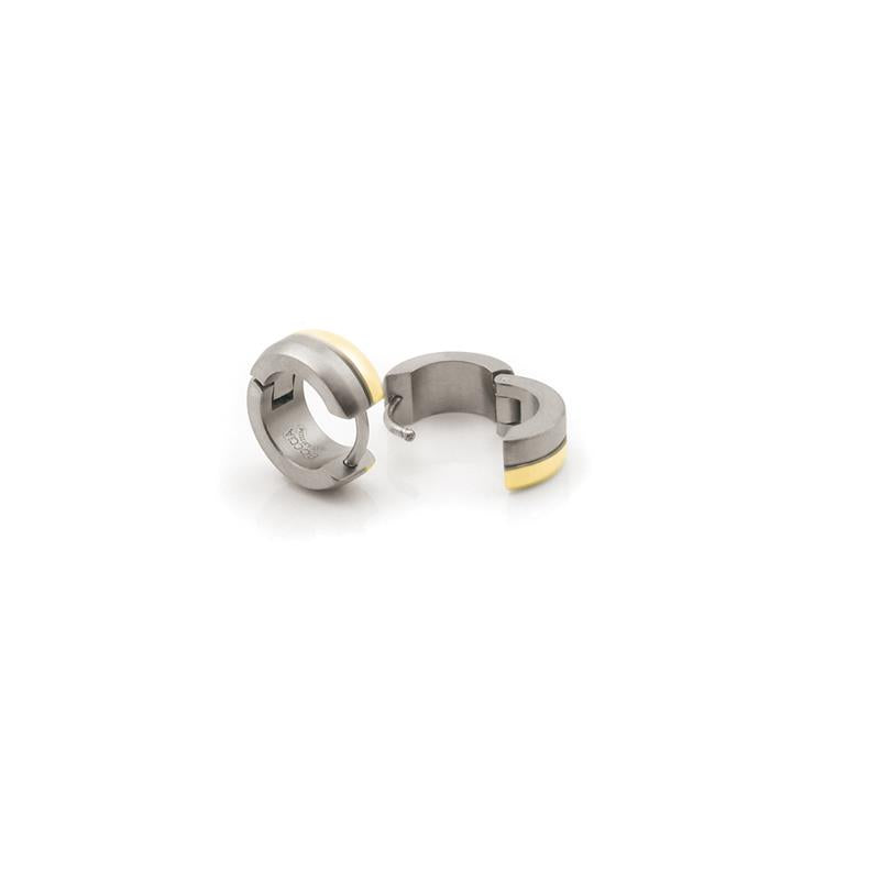 Boccia Titanium Oorbellen 0505-02 Goudkleurig 12 mm