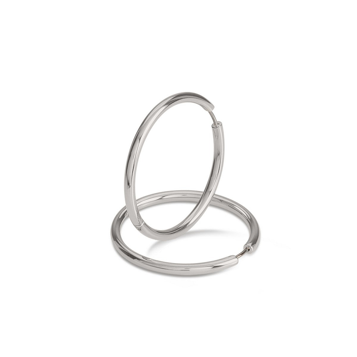 Boccia Titanium Oorbellen 05070-01 Zilverkleurig 39 mm