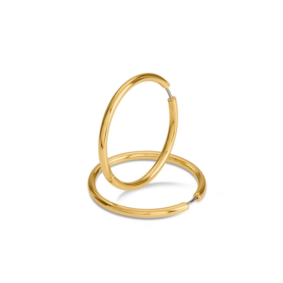 Boccia Titanium Oorbellen 05070-02 Goudkleurig 39 mm