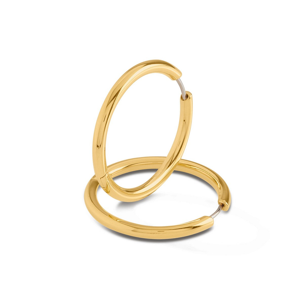 Boccia Titanium Oorbellen 05073-02 Goudkleurig 31 mm