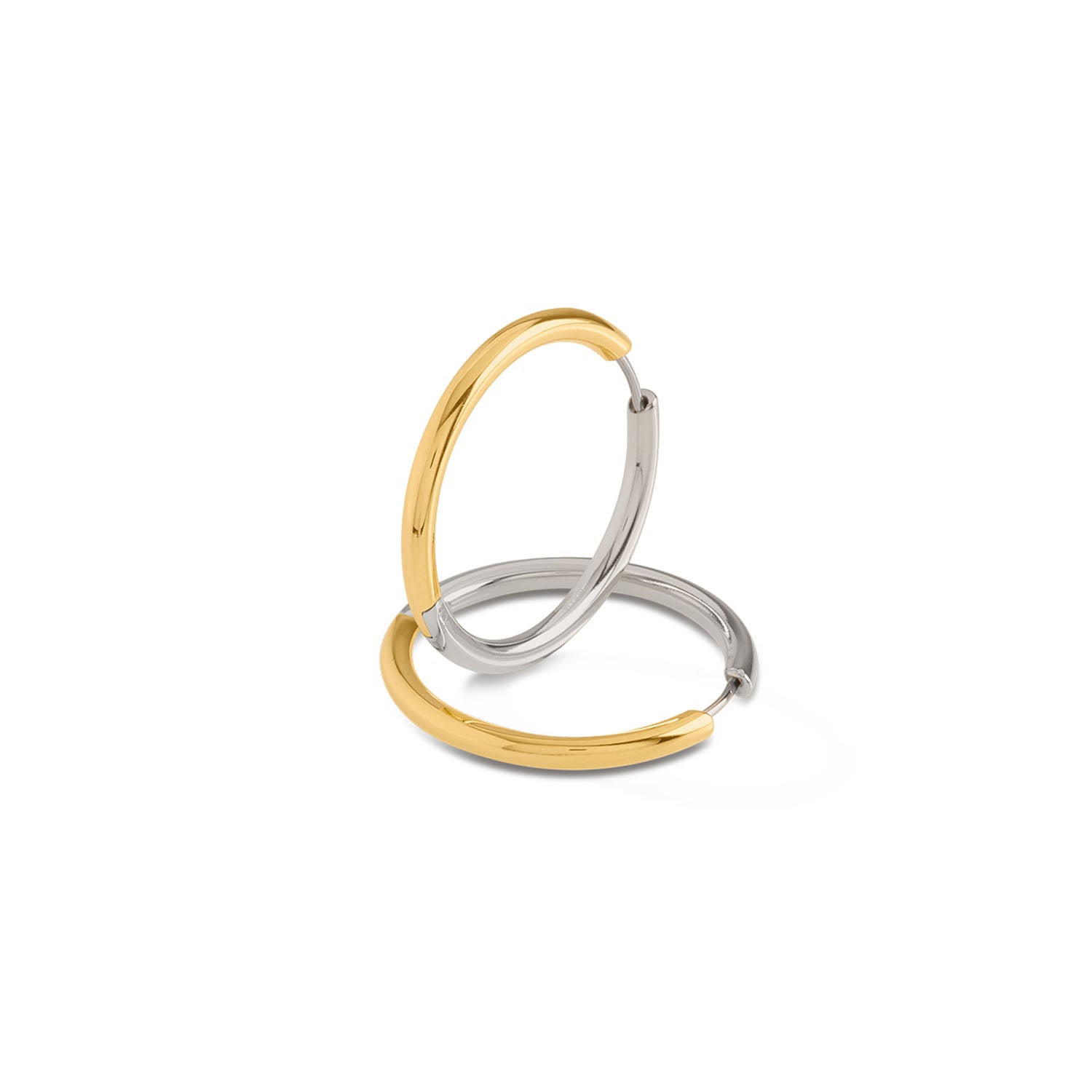 Boccia Titanium Oorbellen 05073-04 Zilverkleurig 31 mm