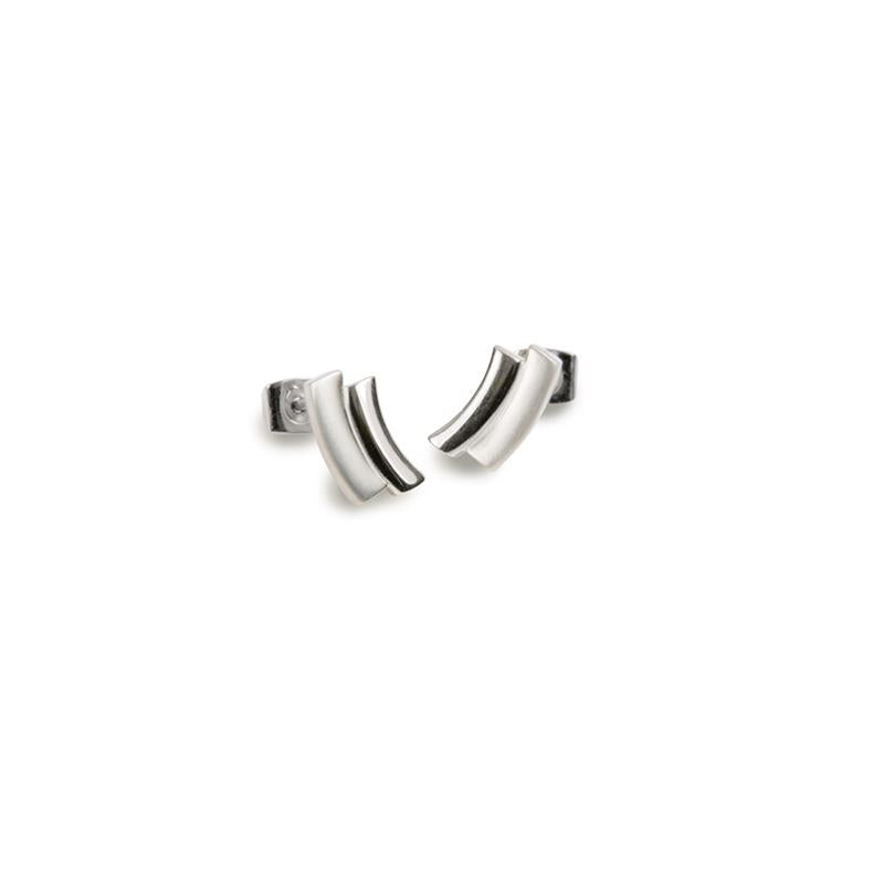 Boccia Titanium Oorknoppen 0561-01 Zilverkleurig 10 mm