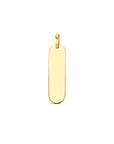 14K geelgouden graveerhanger 29 mm - 4034350 - PansiteNederland.nl